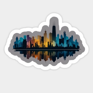 Chicago Skyline Sticker